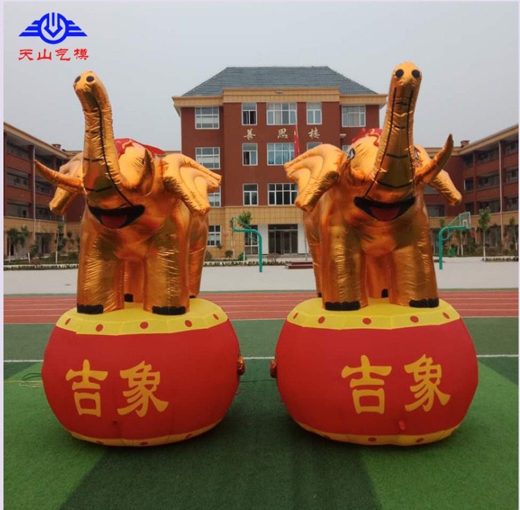 双吉象灯笼柱